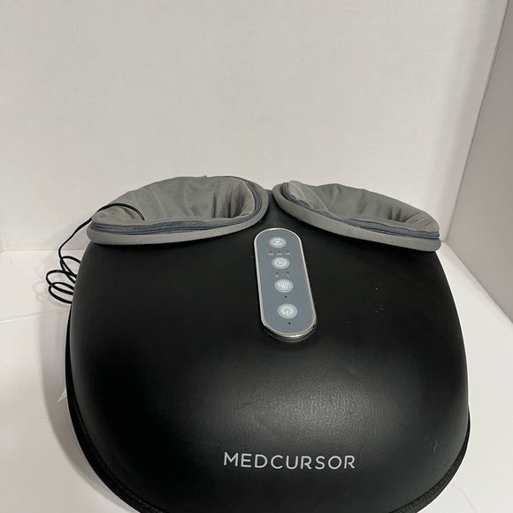 Medcursor MDFM400 Black Gray Pain Relief Heated Shiatsu Foot Massager, - Picture 12 of 12